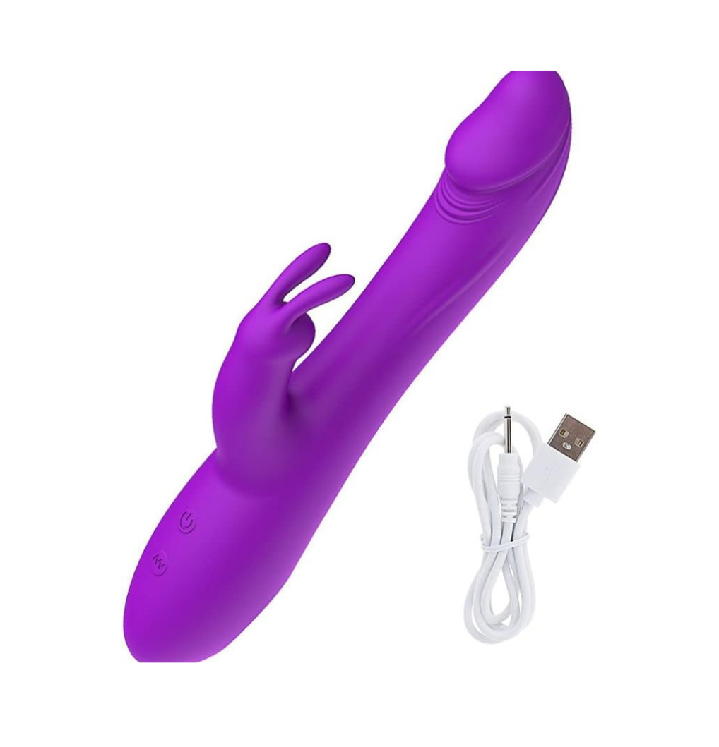 Vibrador Rabbit de silicona ultrasuave con 12 modos