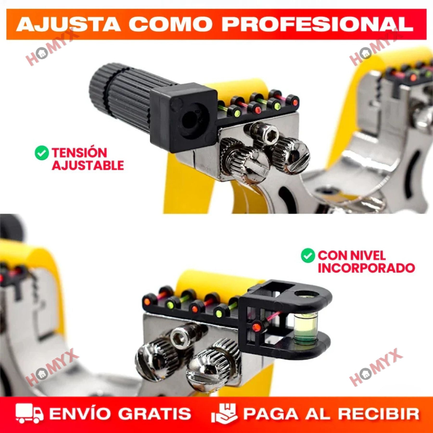 Resortera de Alta Precisión