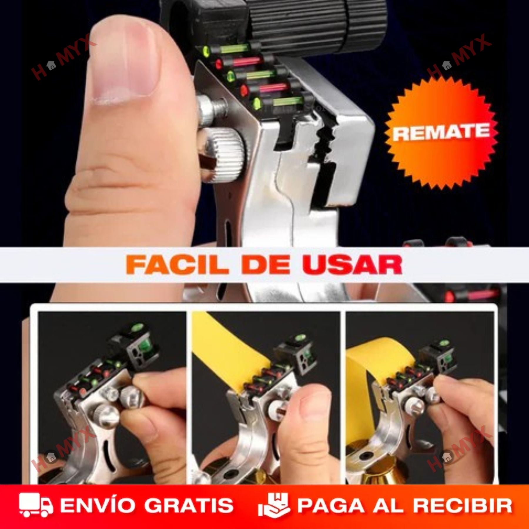 Resortera de Alta Precisión