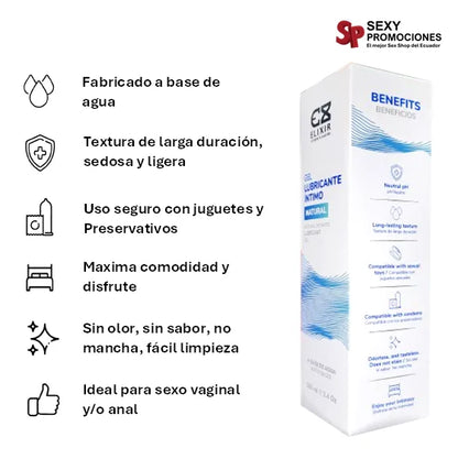 Lubricante Intimo Gel Natural 100 Ml