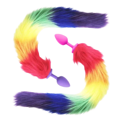 Anal Plug Zorro Colores Silicon Cat2s