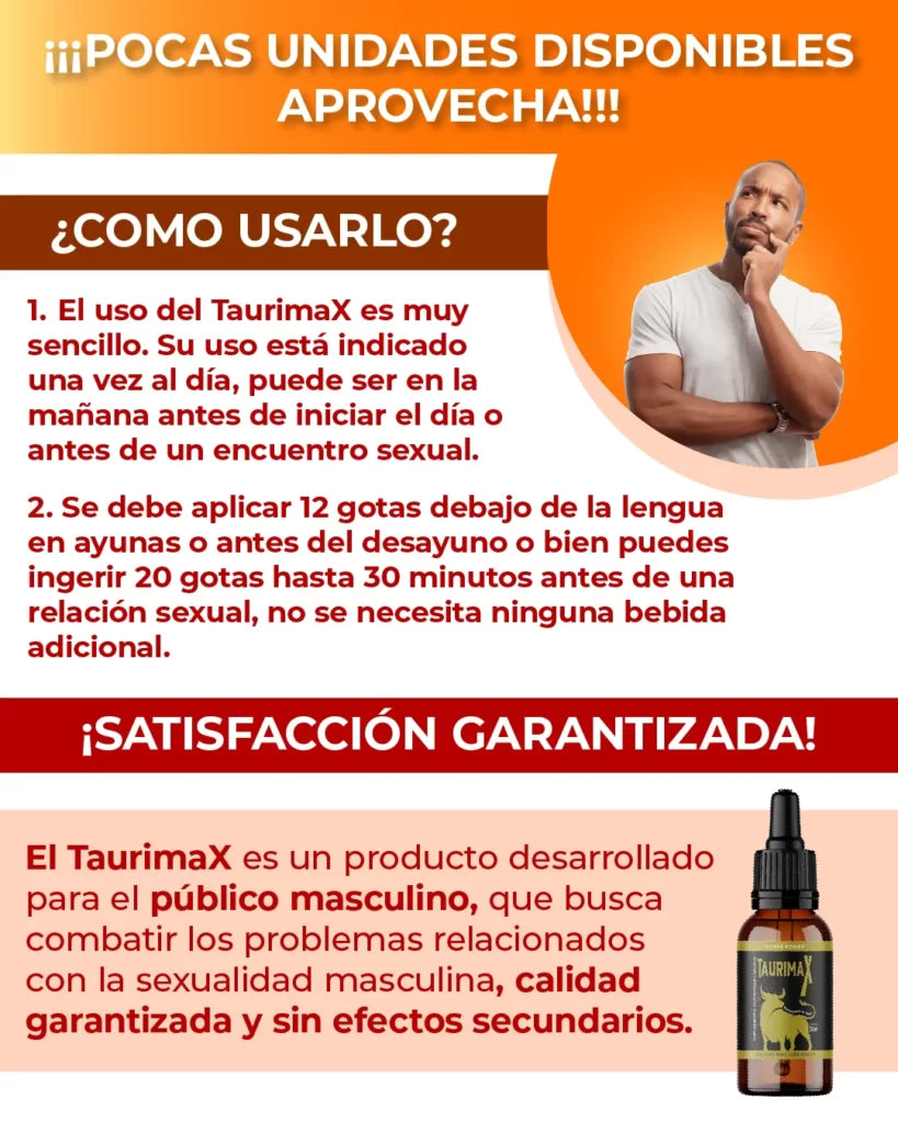 Taurimax X 3 Unidades